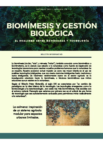 Boletín Octubre #110 Biomímesis y Gestión Biológica