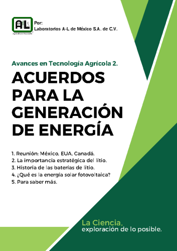 ACUERDOS PARA LA GENERACIÓN DE ENERGÍA. 2
