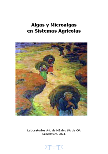 Algas y Microalgas en Sistemas Agrícolas. Marzo 2024