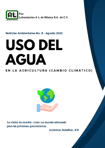 USO DEL AGUA EN AGRICULTURA (CAMBIO CLIMÁTICO). 8